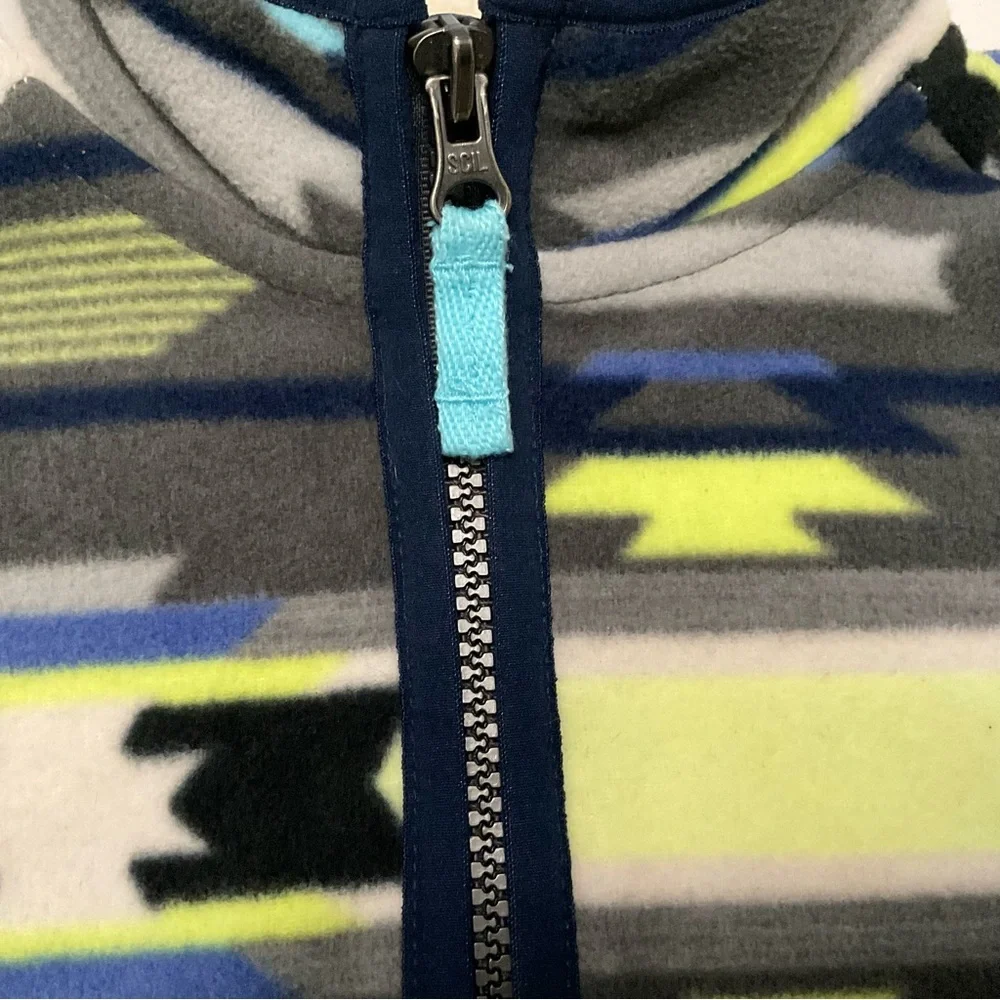 CARTER’S Aztec Print Fleece Zip Up Jacket Baby Toddler Size 12m